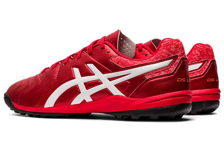 Asics Anti Slip Wear Resistant Low Top Running Shoes Unisex Red White