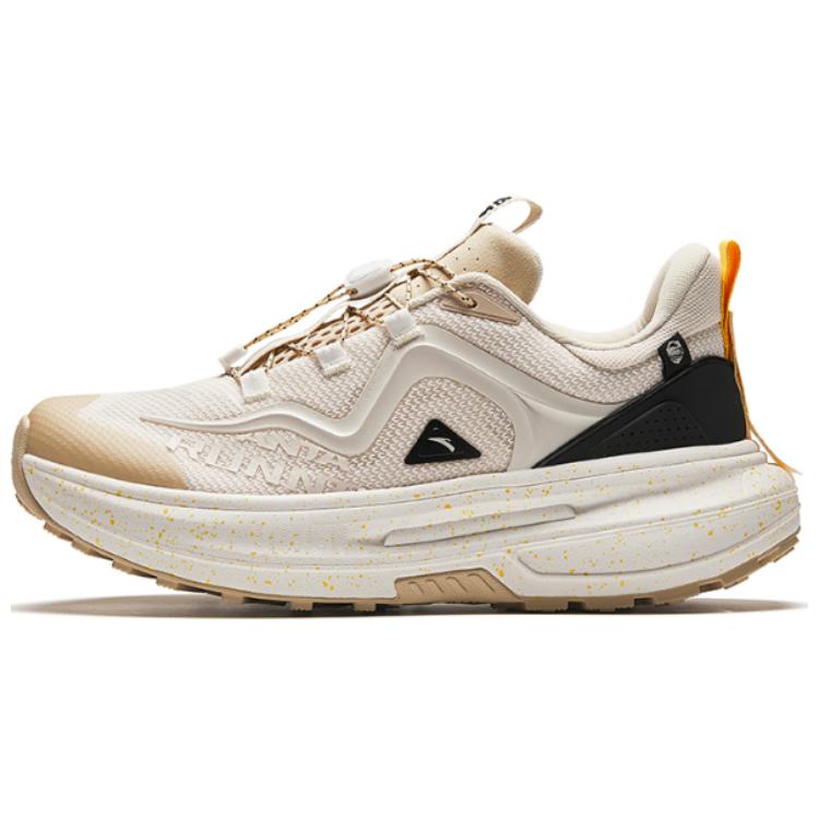 Anta Slip-Resistant Cushioning Low-Top Running Shoes Men's Gray Brown