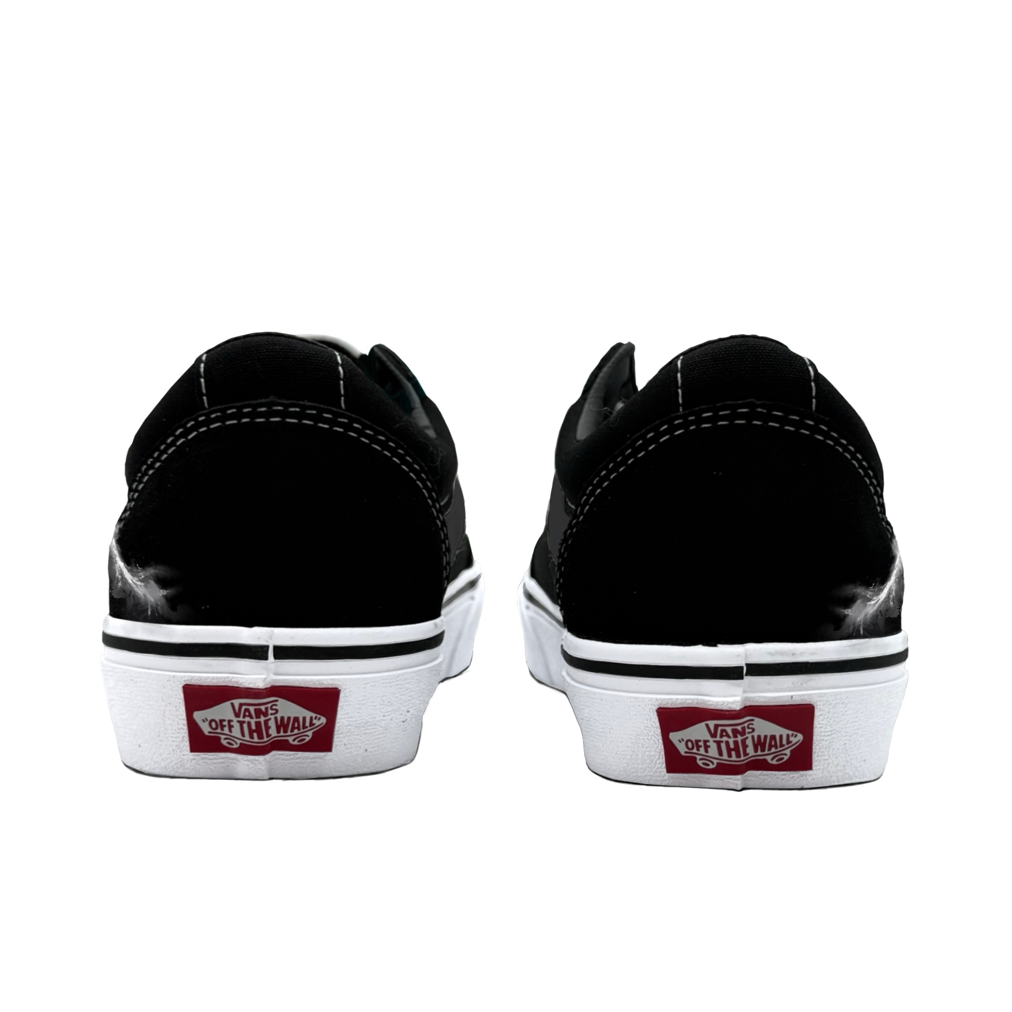 Vans Ward Abrasion Resistant Low top Skateboard Shoes Men's Black White купить в интернет-магазине Yoocart с быстрой доставкой по России.