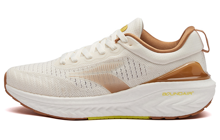 361° Popping Foam Lightweight Low-Top Running Shoes Men's Feather White
