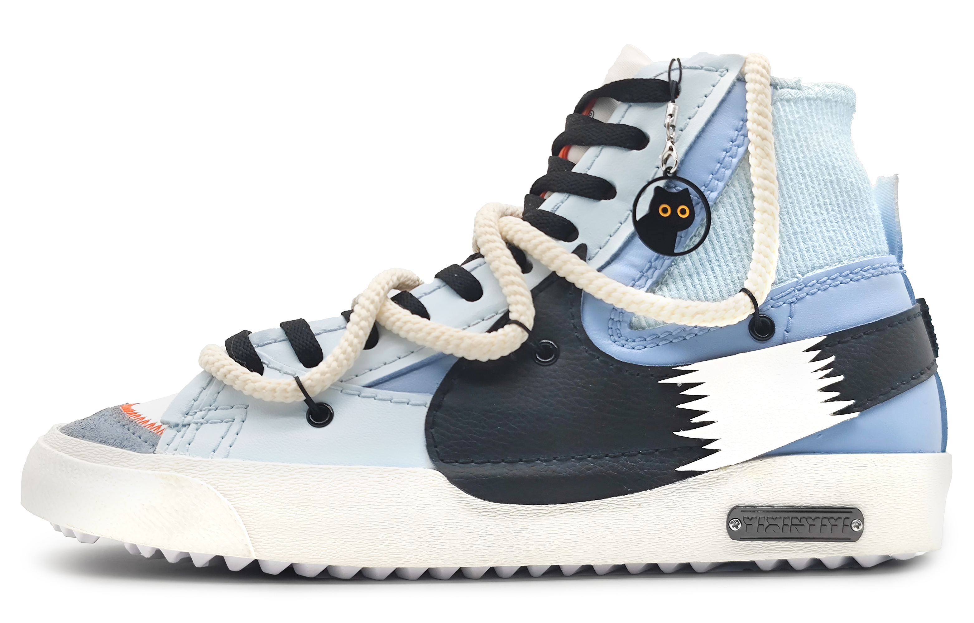 Nike Blazer 77 Jumbo High-Top Skateboard Shoes Unisex White Blue Black купить в интернет-магазине Yoocart с быстрой доставкой по России.