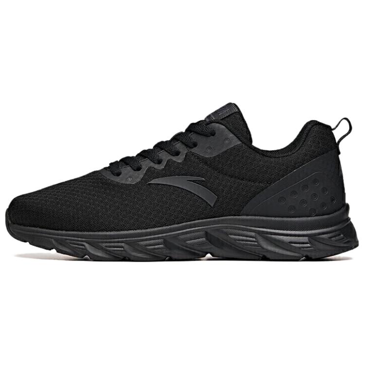 Anta Cushioning, Wear Resistant Low Top Running Shoes Men's Black