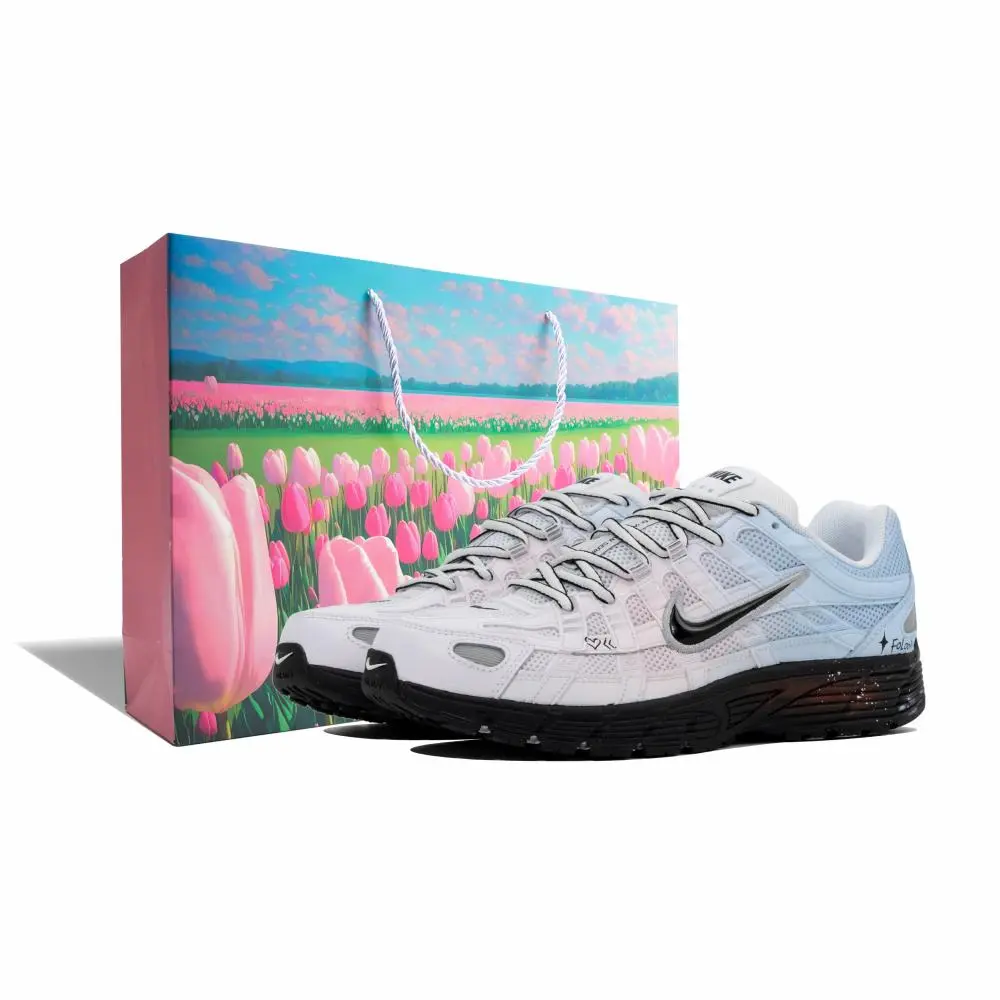 Nike P 6000 Shock Absorbers Low Top Running Shoes Men's Blue Pink