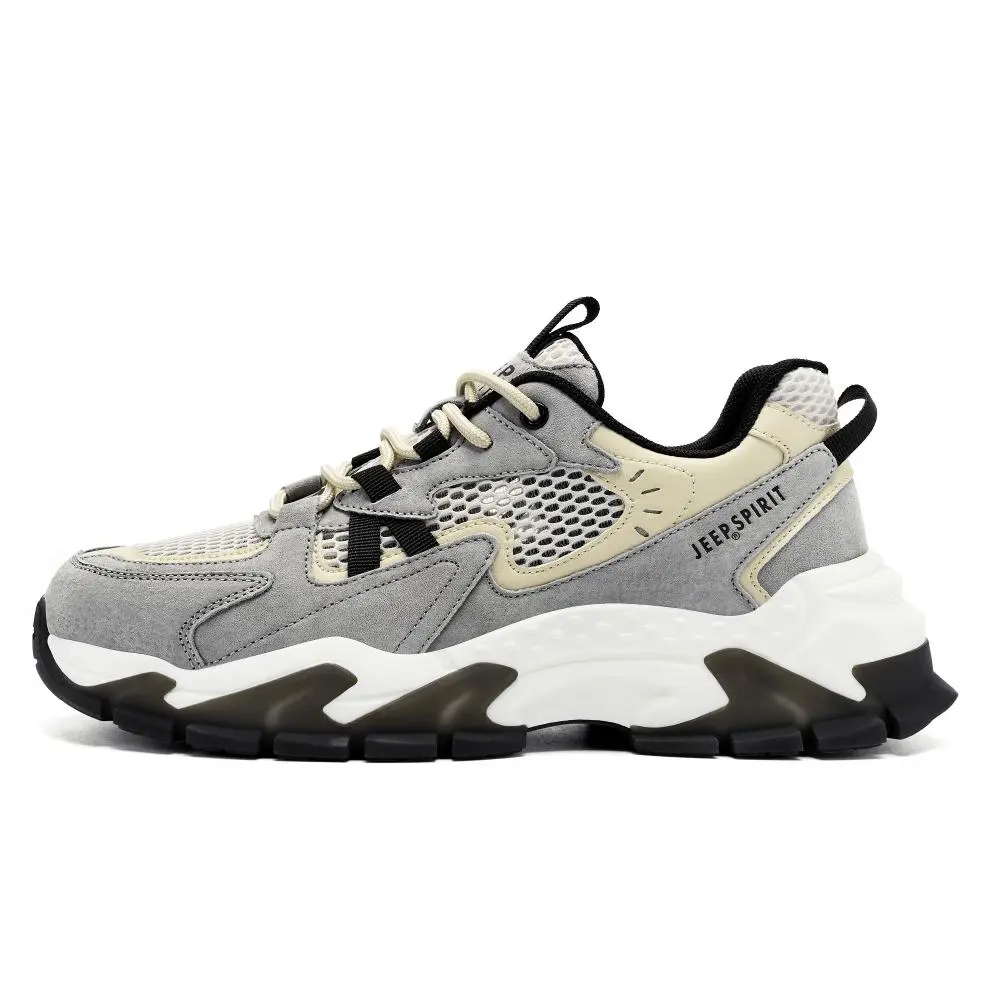 JEEP SPIRIT Abrasion Resistant Height Increasing Low top Chunky Sneakers Men's