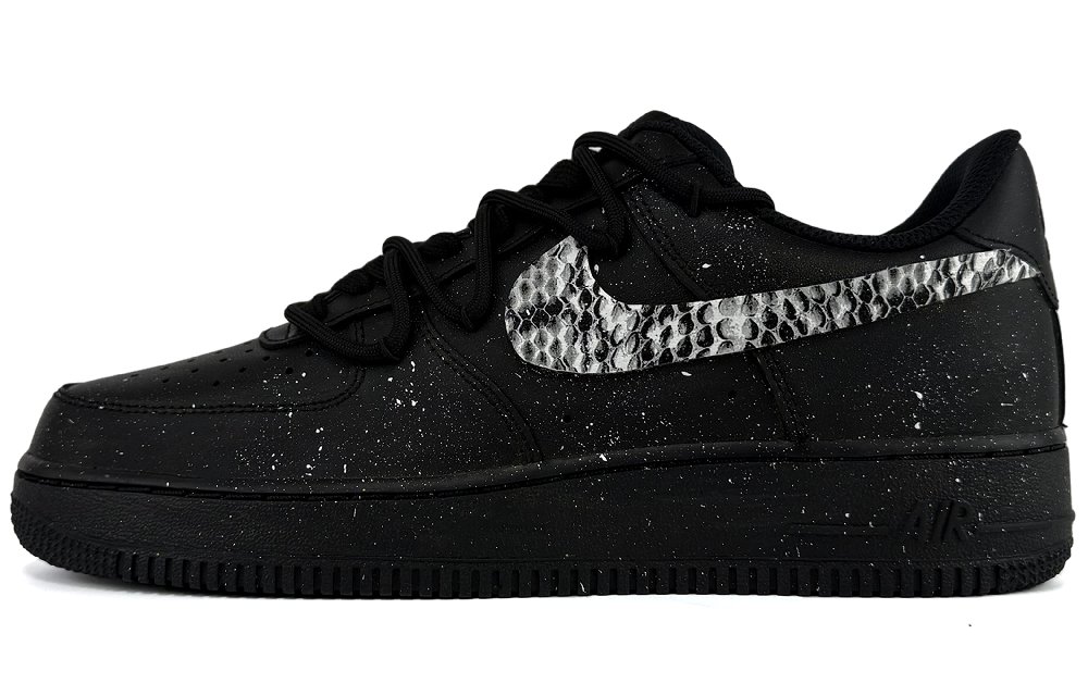 Nike Air Force 1 Slip-Resistant Cushioning Coverage Low-Top Skateboard Shoes Men's Black