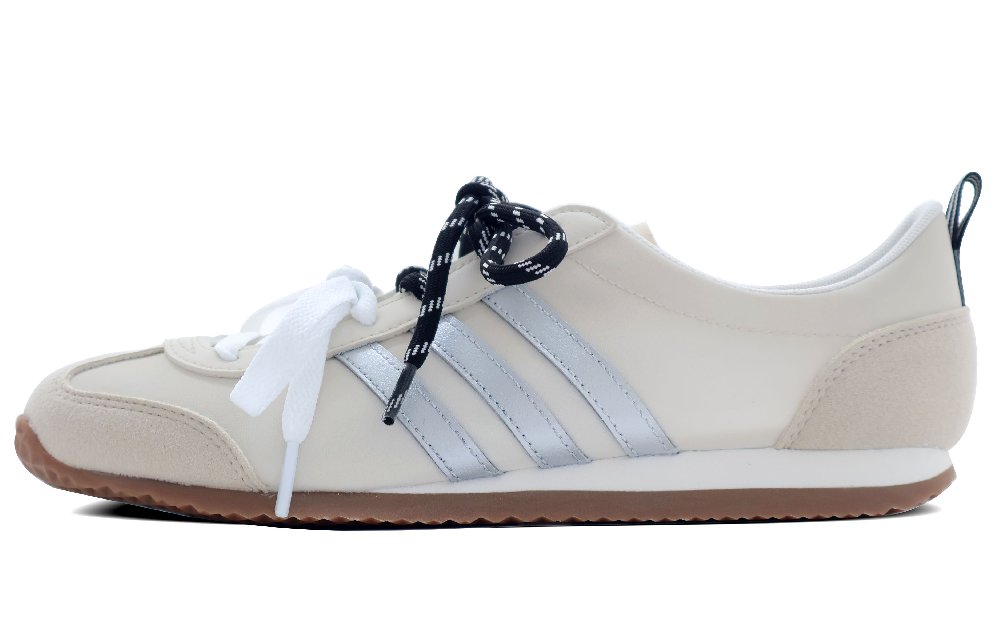 Adidas Neo VS JOG 2.0 Low-Top Casual Shoes Unisex Silver Beige