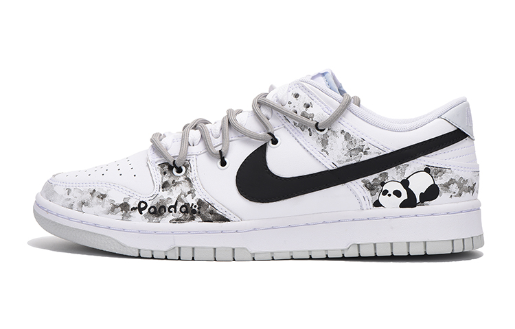 Nike Dunk Skateboard Shoes Women's Low-Top Gray