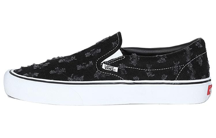 Vans Slip On Supreme Hole Punch Denim Black