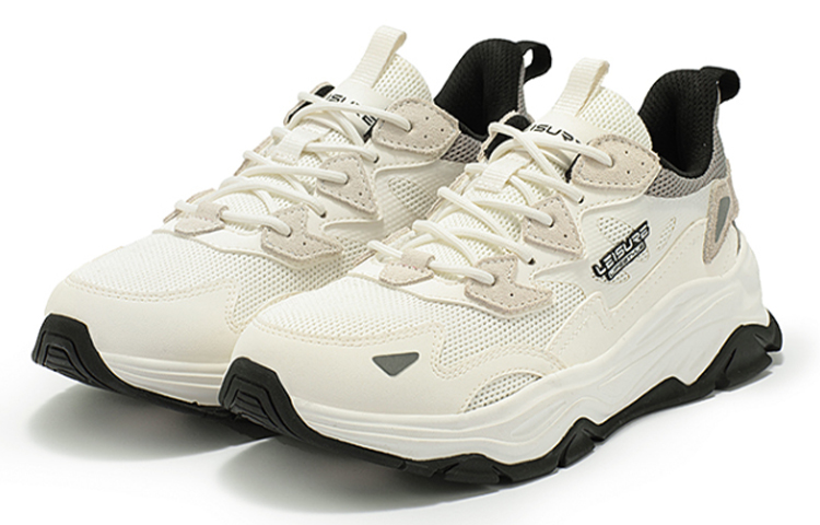361° Slip Resistant, Abrasion Resistant, Breathable Low Top Sports Casual Shoes Women's White Black