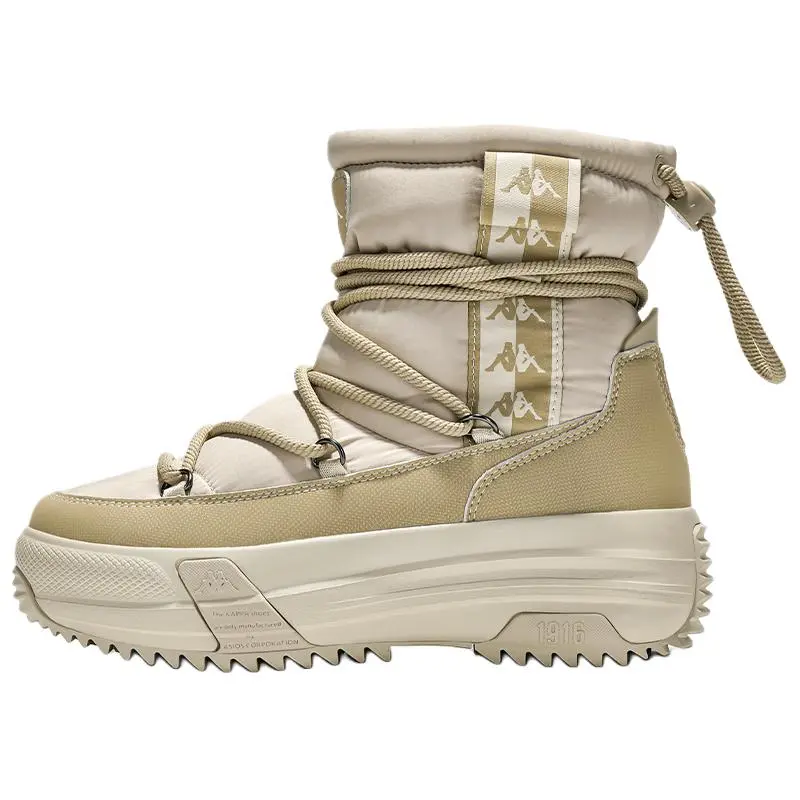 Kappa Warm And Wear-Resistant Crew Snow Boots Women's Gray Card