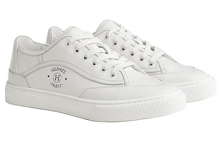 HERMES Get Low-Top Skateboard Shoes Women's White