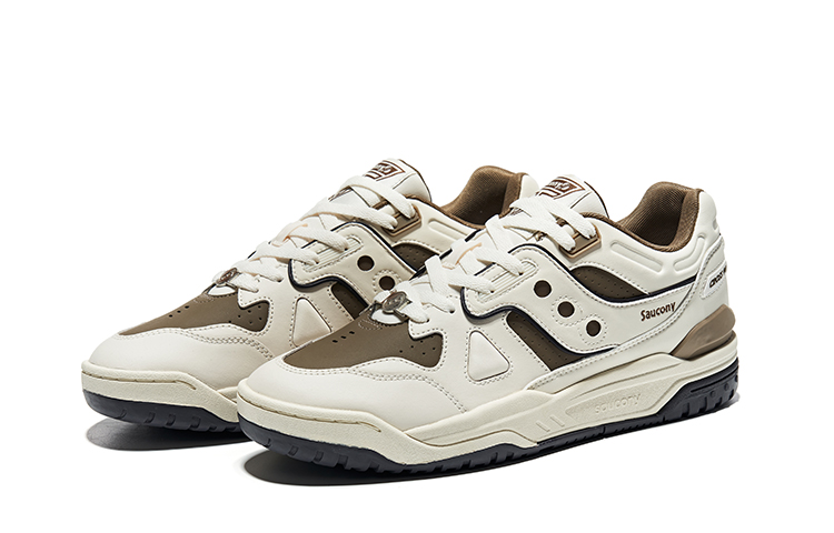 Saucony Cross 90 Cushioned Wear-Resistant Coverage Low-Top Casual Running Shoes Unisex Beige Umber купить в интернет-магазине Yoocart с быстрой доставкой по России.