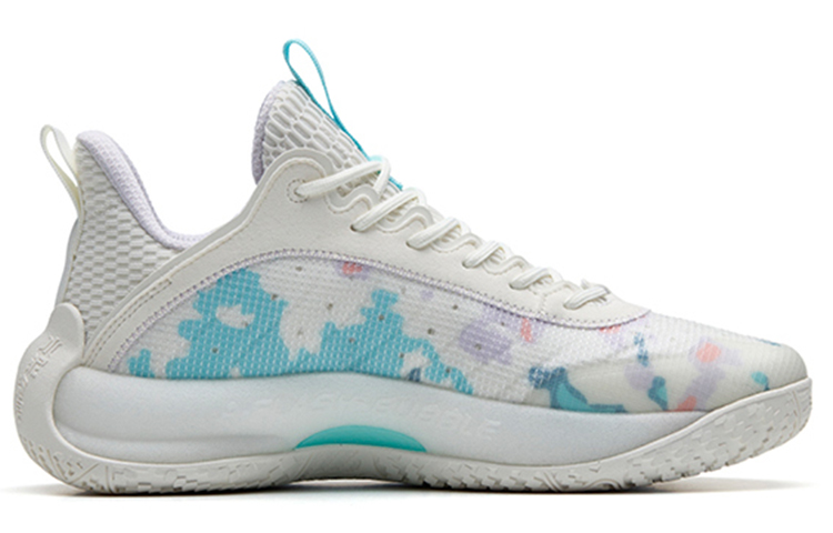 Anta Cement Bubble 2.0 Low-Top Performance Basketball Shoes Men's White Purple купить в интернет-магазине Yoocart с быстрой доставкой по России.