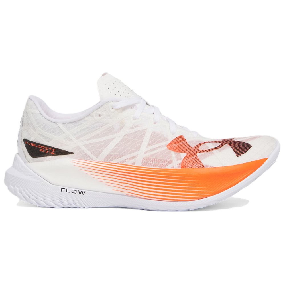Under Armour Velociti Elite 2 Cushioning, Wear Resistant Low Top Running Shoes Unisex White Red