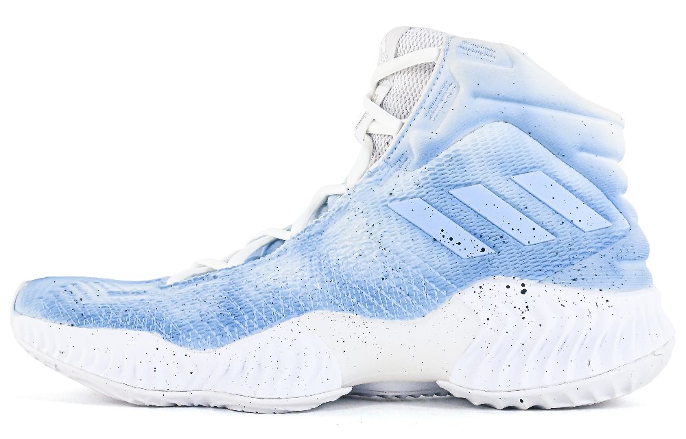 Adidas Pro Bounce 2018 Basketball Shoes Men's High Top Blue White