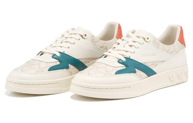 LI NING 1990 Cushioning Low Top Skateboard Shoes Women's White Green