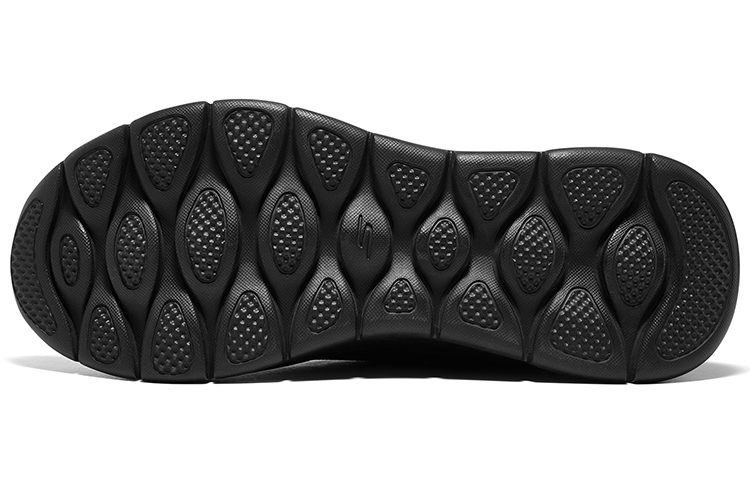 Skechers Go Walk Fle Cushioning Wear-Resistant Low-Top Running Shoes Men's Black
