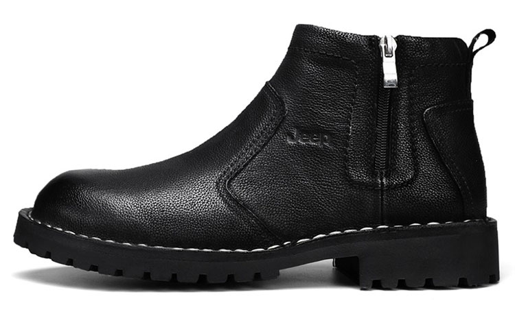 Jeep Short Outdoor Boots Men's Black