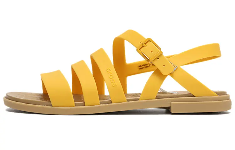 Crocs Tulum Roman Sandals Women's Yellow