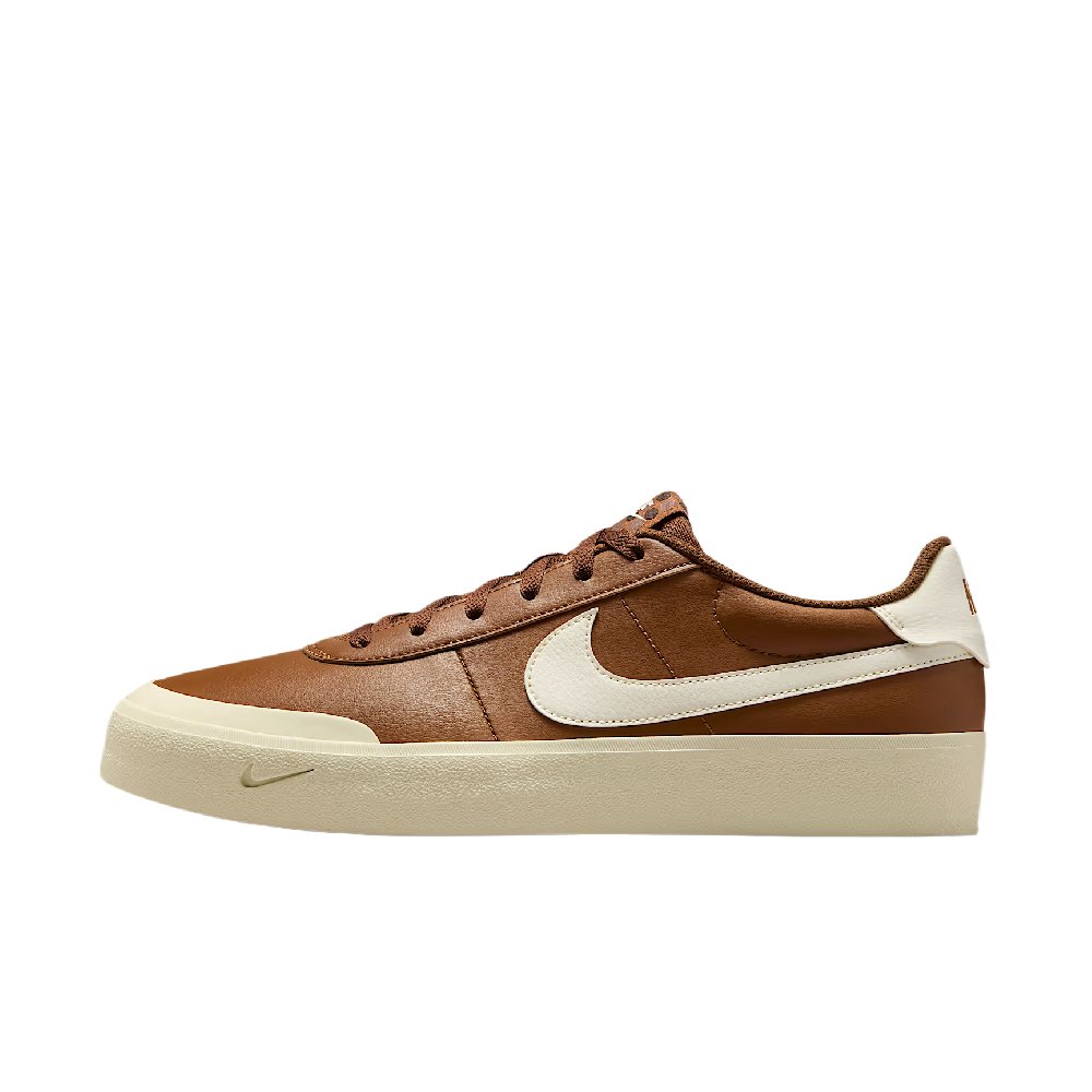 Nike Court Shot Low Top Skateboard Shoes Men's Light British Umber