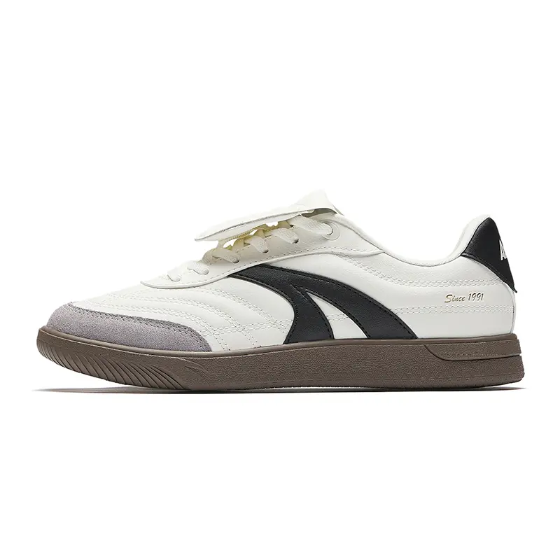Anta Cushioning Abrasion Resistant Lightweight Slip Resistant Low top Skateboard Shoes Women's White