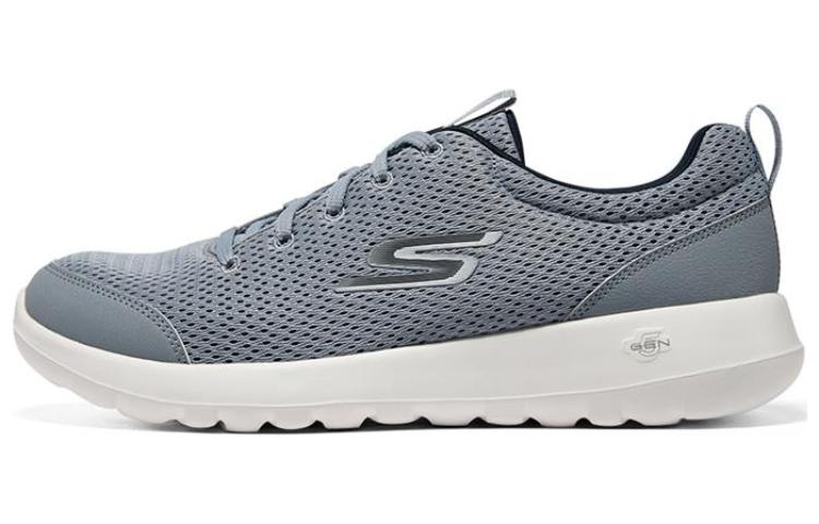 Skechers GO WALK Ma Cushioning Anti-Slip Wear-Resistant Breathability Low-Top Casual Shoes Men's Gray Blue