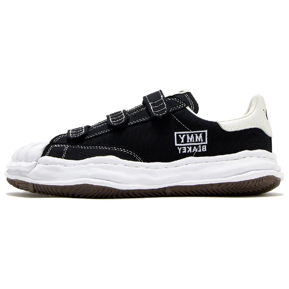 MIHARA YASUHIRO Blakey Lightweight Low Top Canvas Shoes Unisex Black White