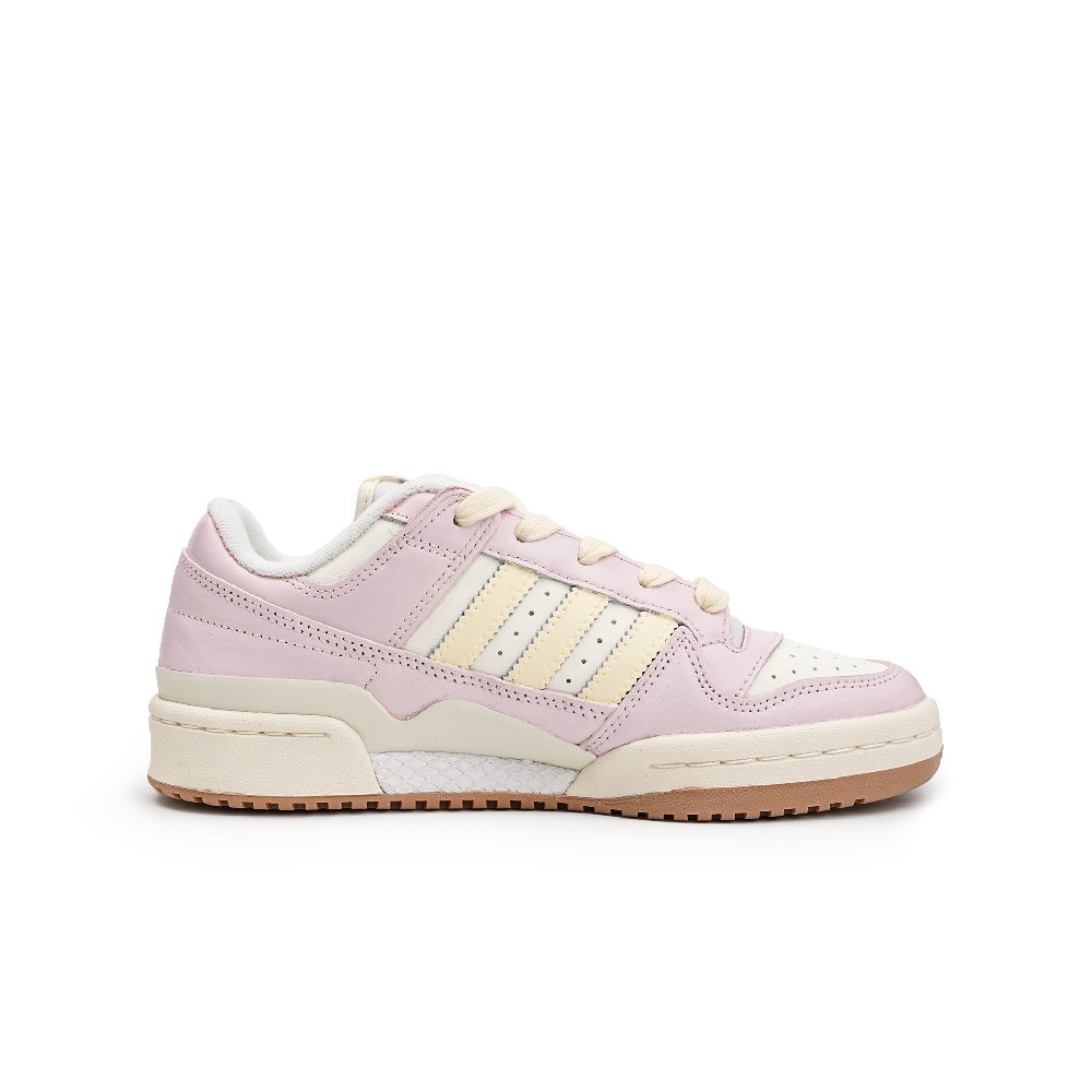 Adidas Originals FORUM Skateboard Shoes Unisex Low Top White/Pink/Beige