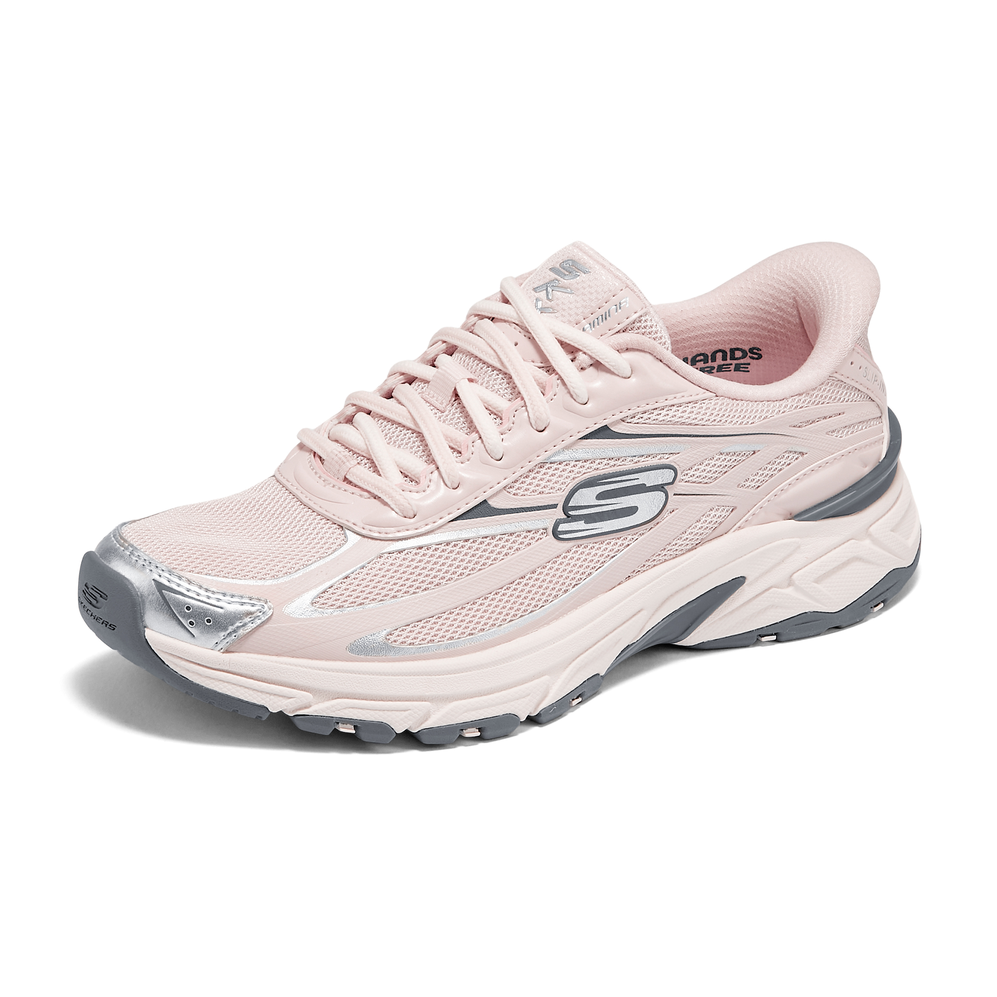 Skechers Silver Wing Shoes Lightweight Low top Casual Shoes Women's Pink купить в интернет-магазине Yoocart с быстрой доставкой по России.