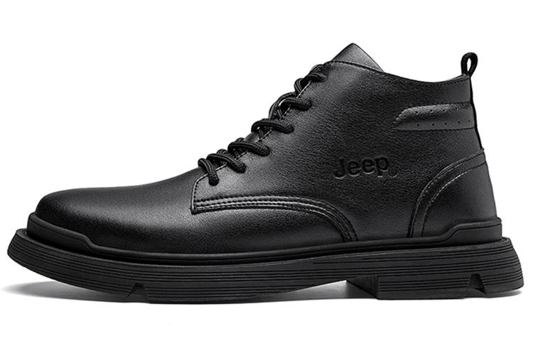 Jeep Martin Boots Men Black