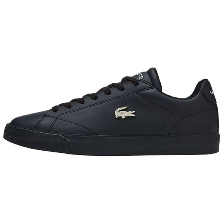 LACOSTE Skateboard Shoes Men's Black, White/Navy Blue
