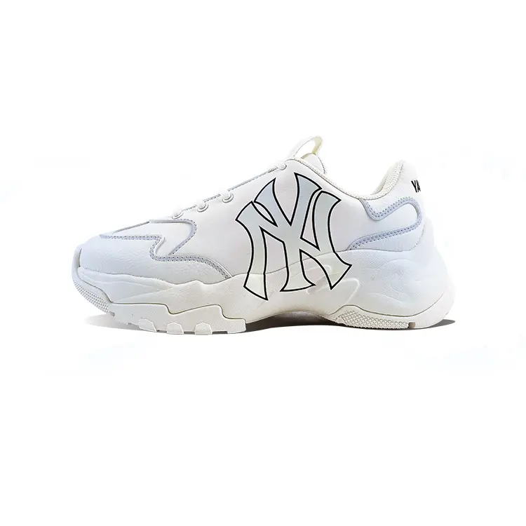 MLB Big Ball Chunky Cushioning, Abrasion Resistant, Height Increasing Low top Chunky Sneakers Unisex Blue