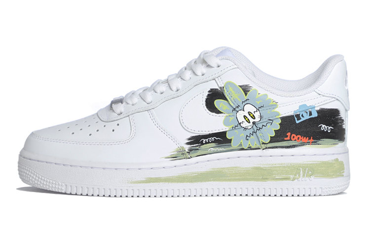 Nike Air Force 1 Low Top Skateboard Shoes Men's Blue White