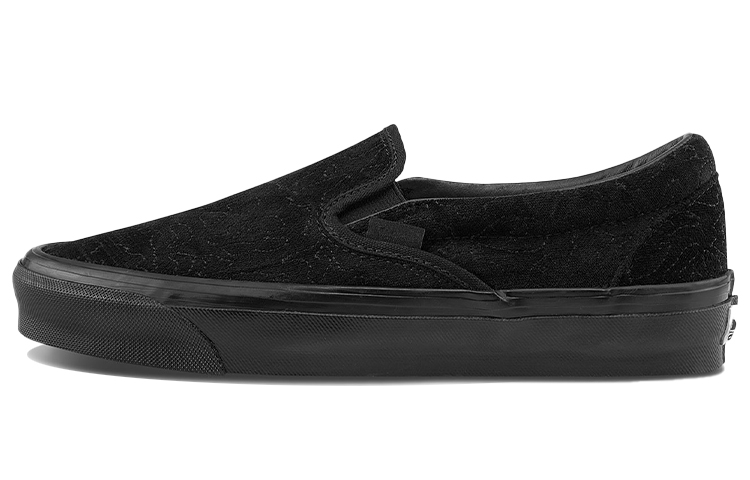 Vans Og Classic Slip On Lx 'Velvet Emboidery Leopard Black'