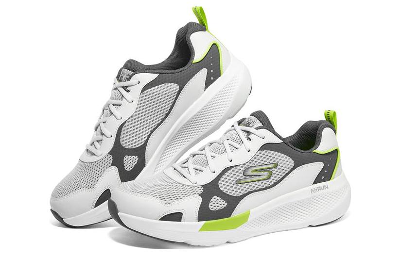 Skechers GO RUN Elevate Low Top Running Shoes Men's Lemon Gray купить в интернет-магазине Yoocart с быстрой доставкой по России.