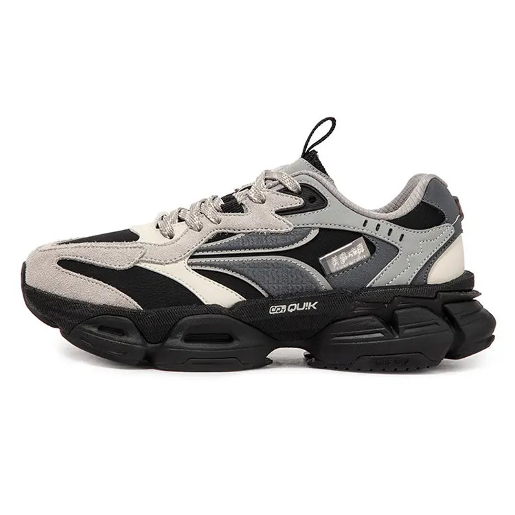 361° Spirit Eye PRO Anti-Slip Wear-Resistant Low-Top Casual Shoes Women's Zinc Iron Gray