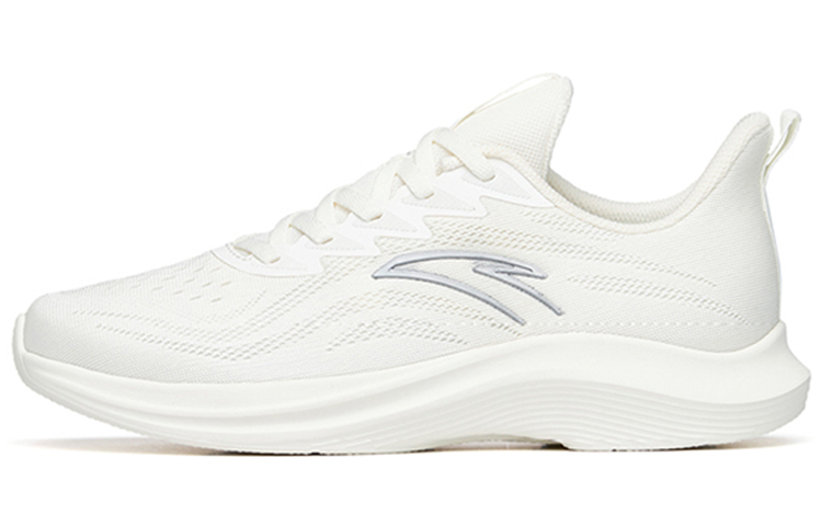 Anta Running Collection Abrasion Resistant Rebound Low-Top Running Shoes Women's Ivory White