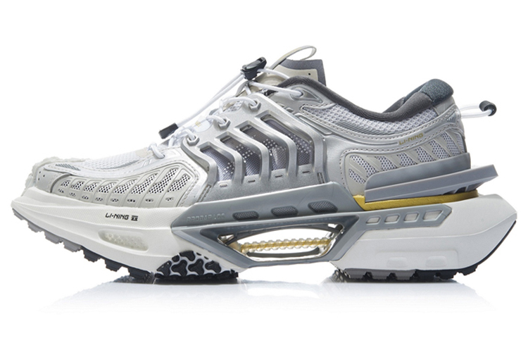 LiNing Xuankong Casual Shoes Women's Low-Top Gray/White