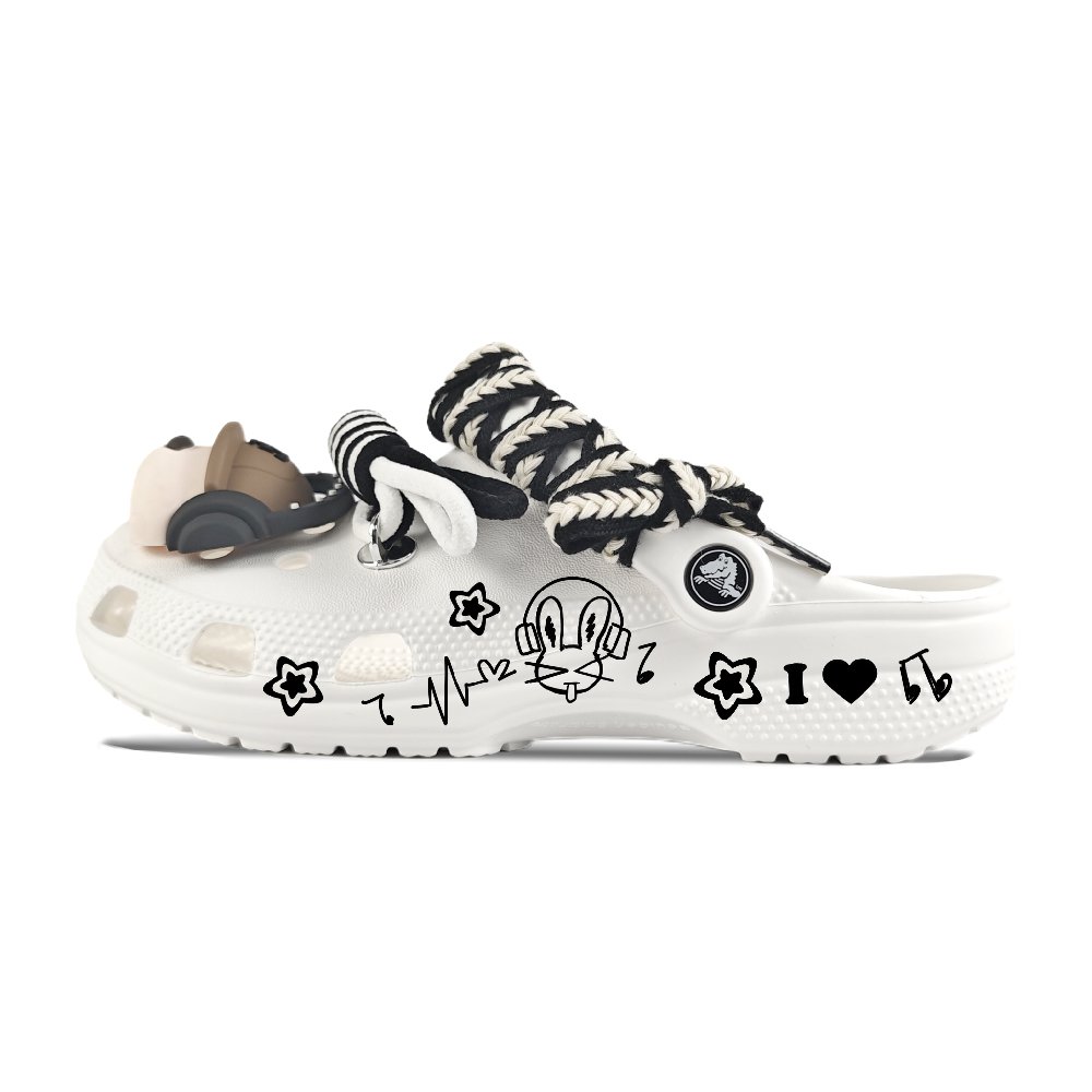 Crocs Crush Clog Clogs Unisex White