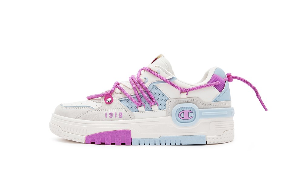 Champion Bumper V1 Headphone Shoes Low-Top Skateboard Shoes Women's Light Purple