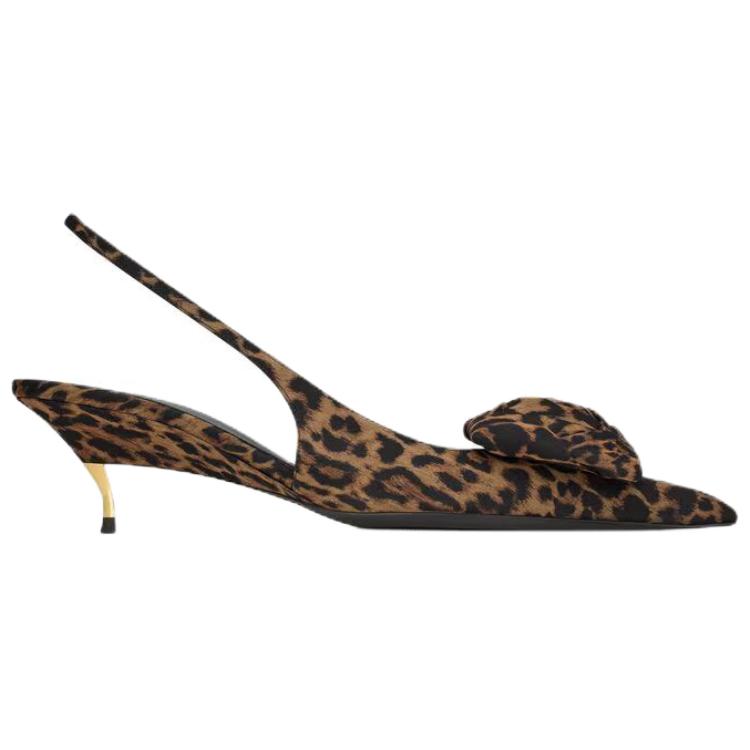 SAINT LAURENT Dakota Slim Heel High Heels 5cm Women's Brown