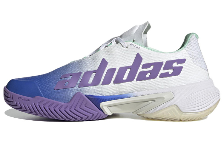 Adidas Barricade Tennis Shoes 'White Lucid Blue' Women's