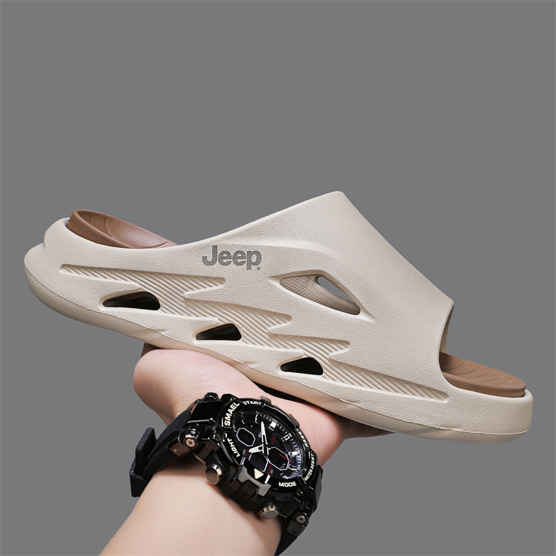 Jeep EVA Cushioning Slide Slippers Unisex купить в интернет-магазине Yoocart с быстрой доставкой по России.