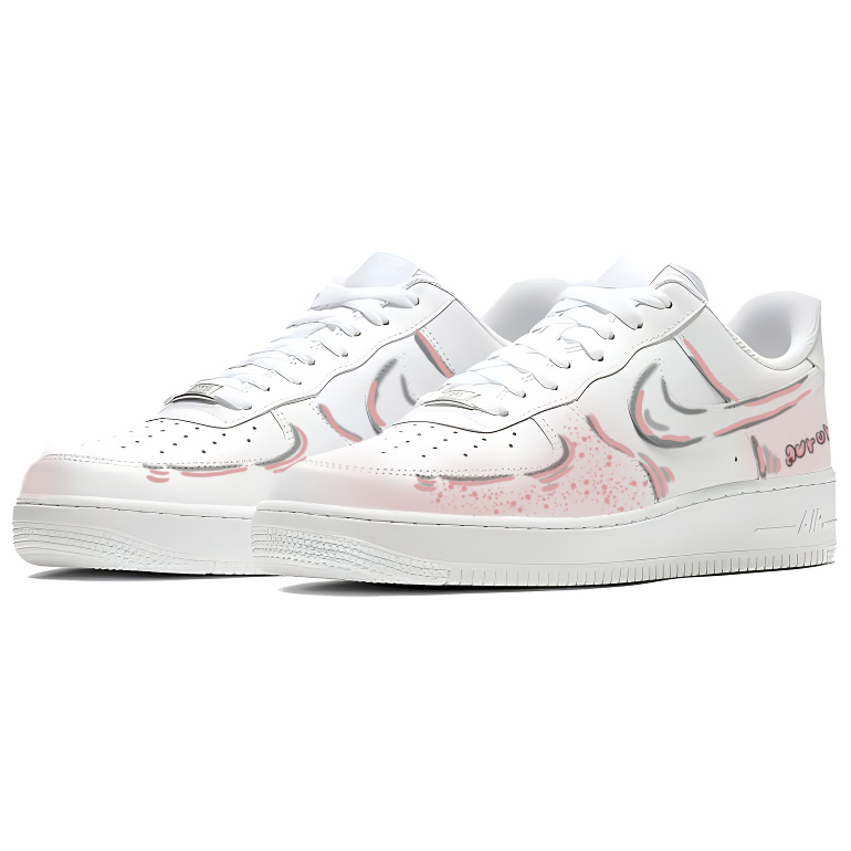Nike Air Force 1 Dreamy Coverage Cushioning Abrasion Resistant Low Top Skateboard Shoes Women's Pink купить в интернет-магазине Yoocart с быстрой доставкой по России.