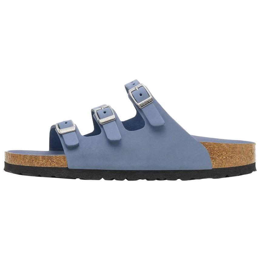 Birkenstock Florida EVA Abrasion Resistant Slide Slippers Women's Blue Regular Loose Fit