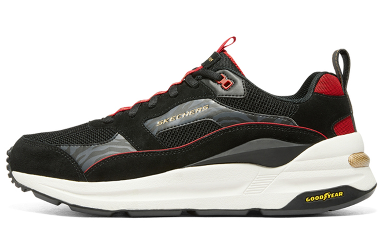 Skechers Sport Casual Shoes 'Black Grey Red'