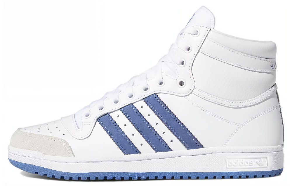 Adidas Top Ten White Crew Blue
