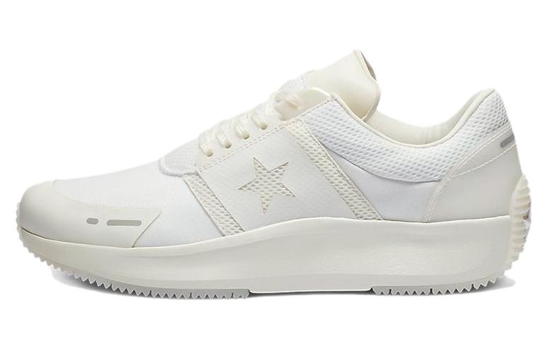 Converse Run Star O Cushioning Wear-Resistant Low-Top Casual Shoes Women's White Gray