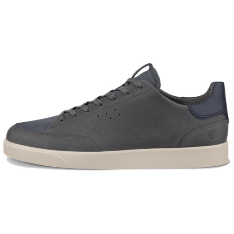 Ecco Low Top Skateboard Shoes Men's Gray