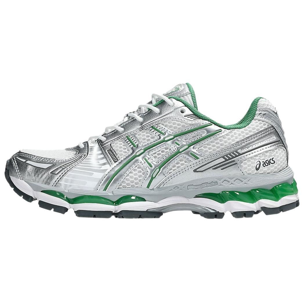 ASICS GEL Kayano 12.1 Abrasion Resistant Low top Running Shoes Unisex Silver Green